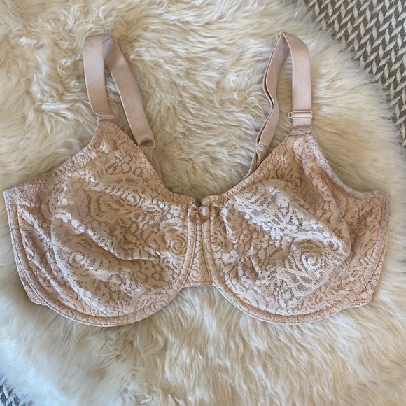 Wacoal Women's Halo Lace Unlined Underwire Bra 40DDD - Picture 7 of 13